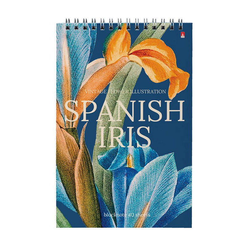 Блокнот "Цветы. Паттерн", A5, 40 листов, в клетку, ассорти