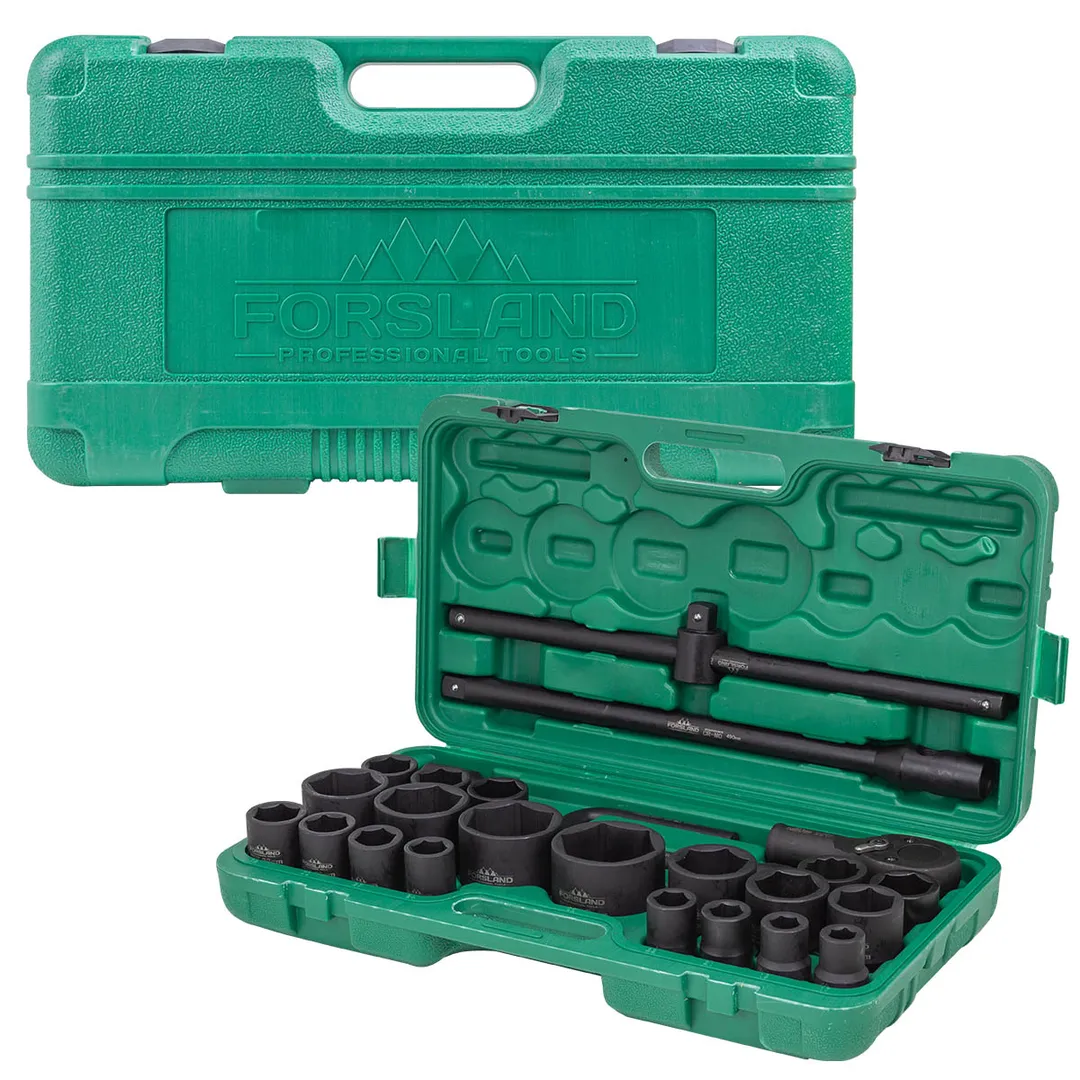 Набор инструментов ударных 26 пр. 3/4'', 6-гр. Forsland Forsland-68262-5MPB