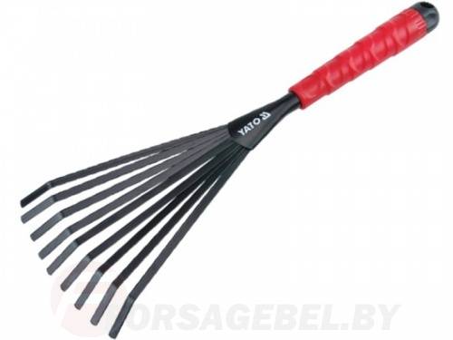 Грабли веерный 400 мм Carbon Steel Yato YT-8869
