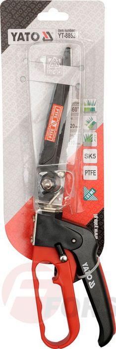 Ножницы для стрижки травы 120х310 мм 8 функц., 360 гр. тефлон Yato YT-8852