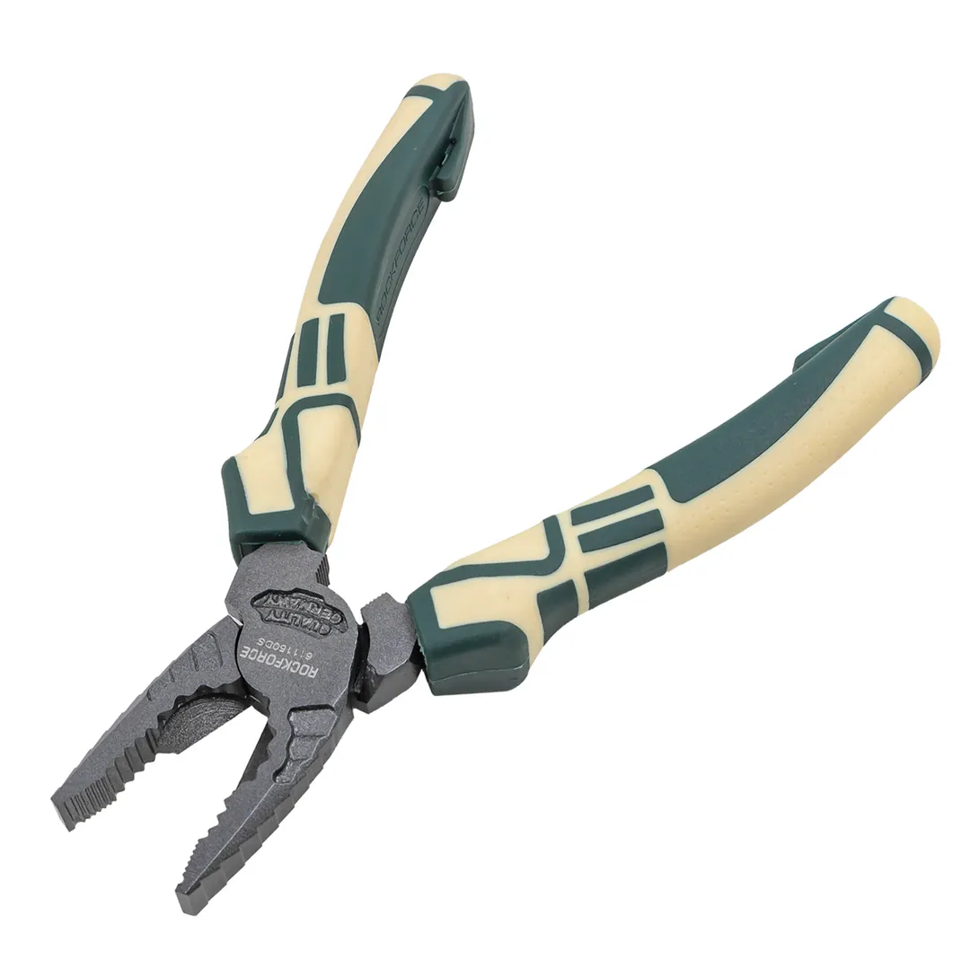 Плоскогубцы многофункциональные ''Profi'' 150 мм Cr-V 6150+доп. закалка (усилие сжатия увеличино на 60%) RockForce RF-611150DS