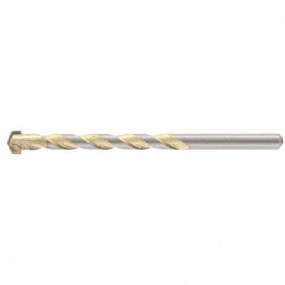 Сверло по бетону, улучшенное пылеудаление, 10х120 мм, цилиндрический хвостовик Сибртех 708107