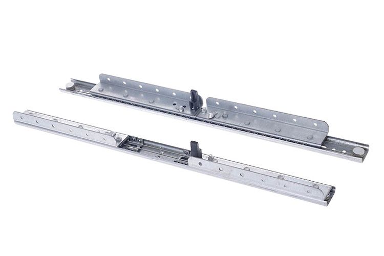 Механизм для раздвижных столов внешний синхронный со стопором L-750 мм AKS 114310