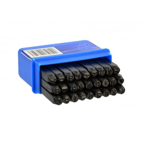 Набор клейм буквы 4 мм, 27 пр Geko G01808