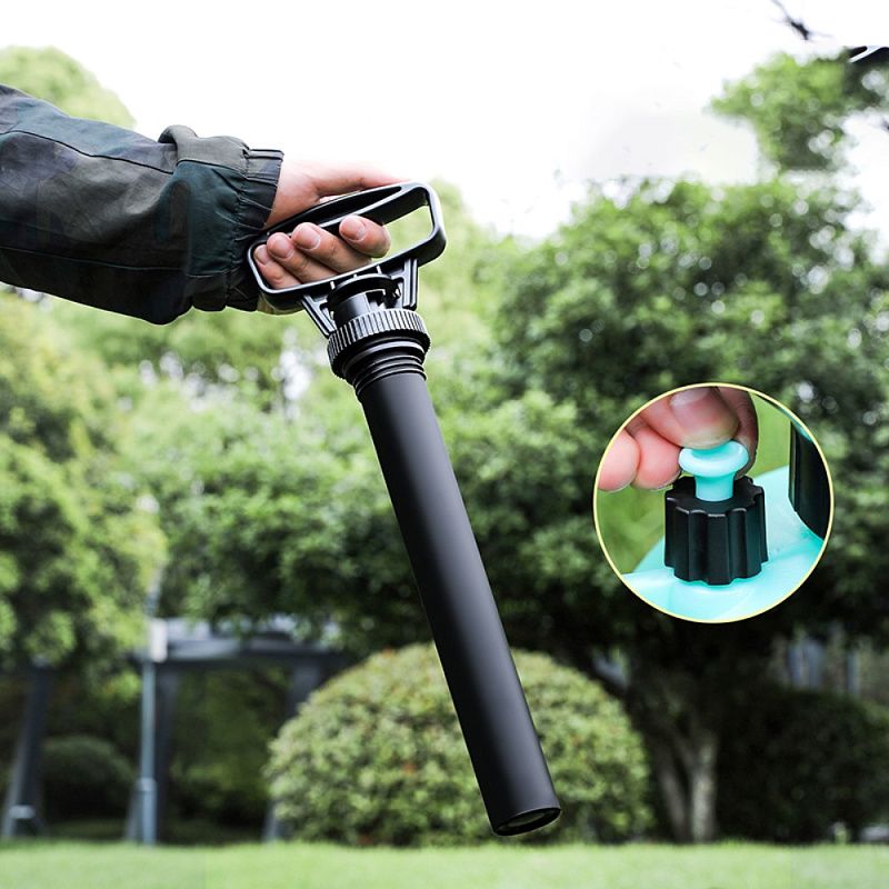 Опрыскиватель Deli GS DL581108, помповый, 8 л, черный, голубой