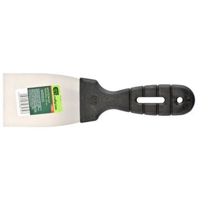 Шпательная лопатка из нержавеющей стали, 60 мм, пластмассовая ручка Сибртех 85432