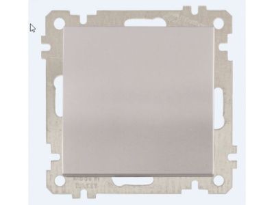 Выключатель 1-клав., скрытый, без рамки, пруж. зажим серебро, DARIA, 10 A, 250 V, IP 20 Mutlusan 2100 401 0182