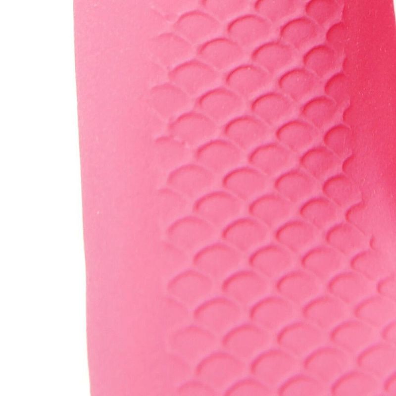 Перчатки латексные HQ Profiline, р-р L, с х/б покрытием, красный