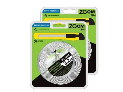 Лента бордюрная 62 мм х 3,2 м, белая ZOOM 02-5-5-502