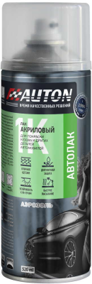 Лак акриловый Глянцевый аэр. 520 мл AUTON ATN-A46029
