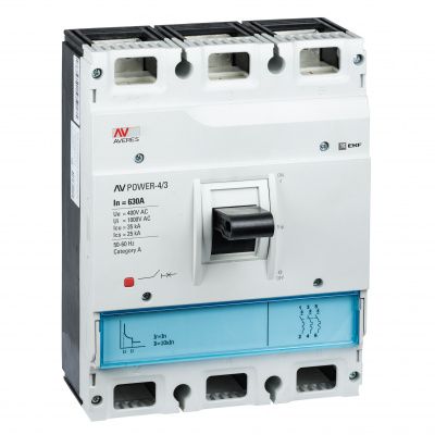 Автоматический выключатель AV POWER-4/3 700А 35kA TR EKF AVERES mccb-43-700-TR-av