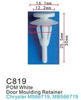 Клипса для крепления внутренней обшивки а/м Крайслер пластиковая, 100 шт Forsage C0819(Chrysler)