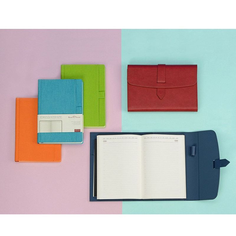 Ежедневник недатированный "Senate", А5, 272 страницы, красный