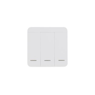 Выключатель беспроводной, с реле, 3 клавиши, белый, AKS 124641