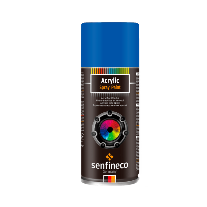 Краска-спрей акриловая синий 400 мл. Paint Acrylic Blue Senfineco 4303