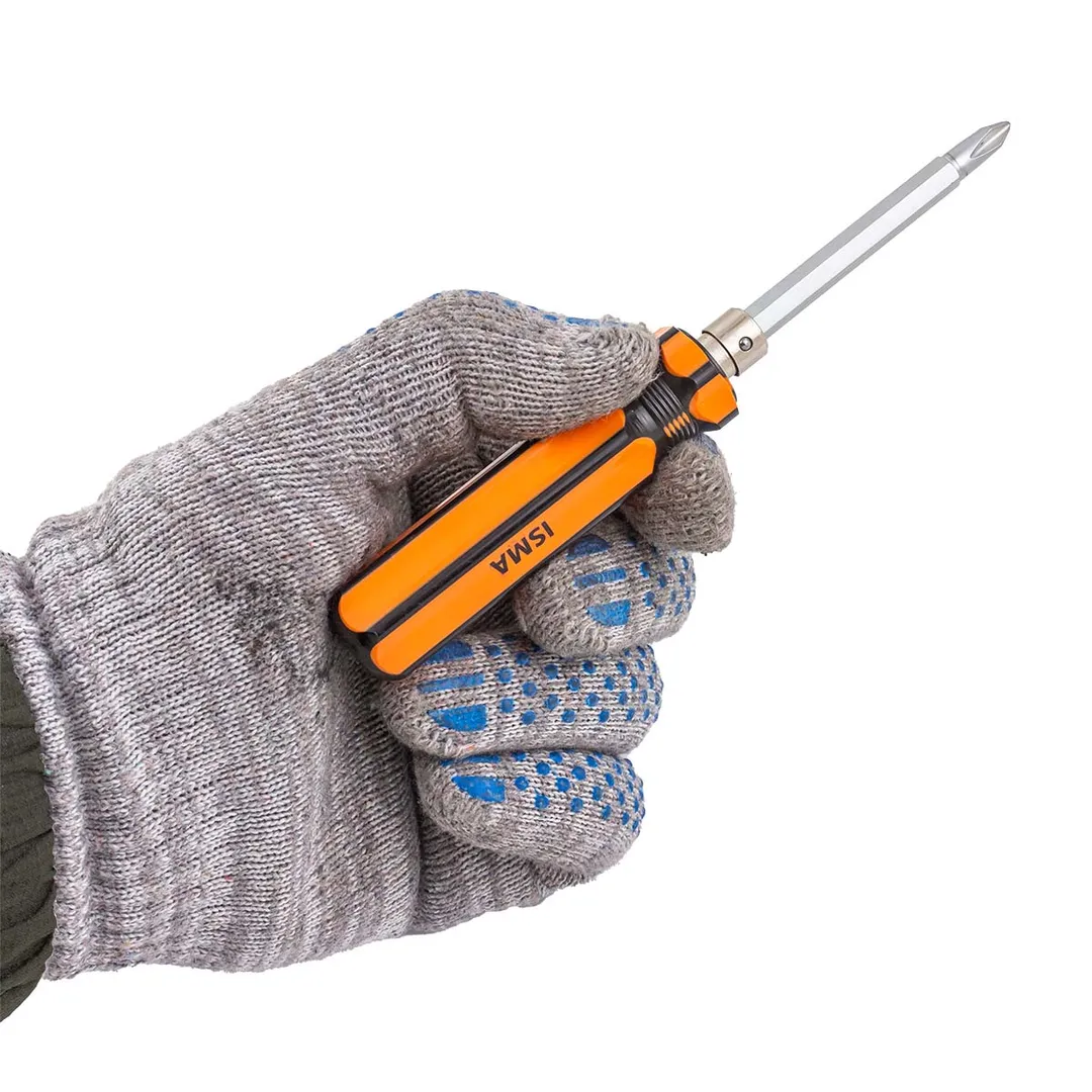 Отвертка переставная 2 в 1 ISMA ISMA-64952