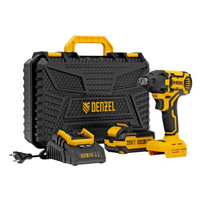 Гайковерт ударный аккумуляторный бесщет. CIWH-BL-20-350, Li-Ion, 20 В Denzel 26520