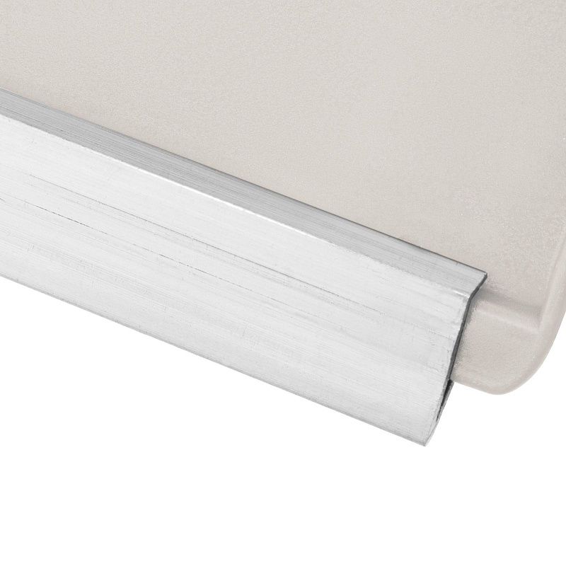 Лопата для уборки снега пластиковая, белая, 420 х 425 мм, без черенка, Сибртех 61615