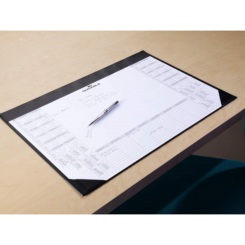 Бювар с планингом, 42x59 см,  черный