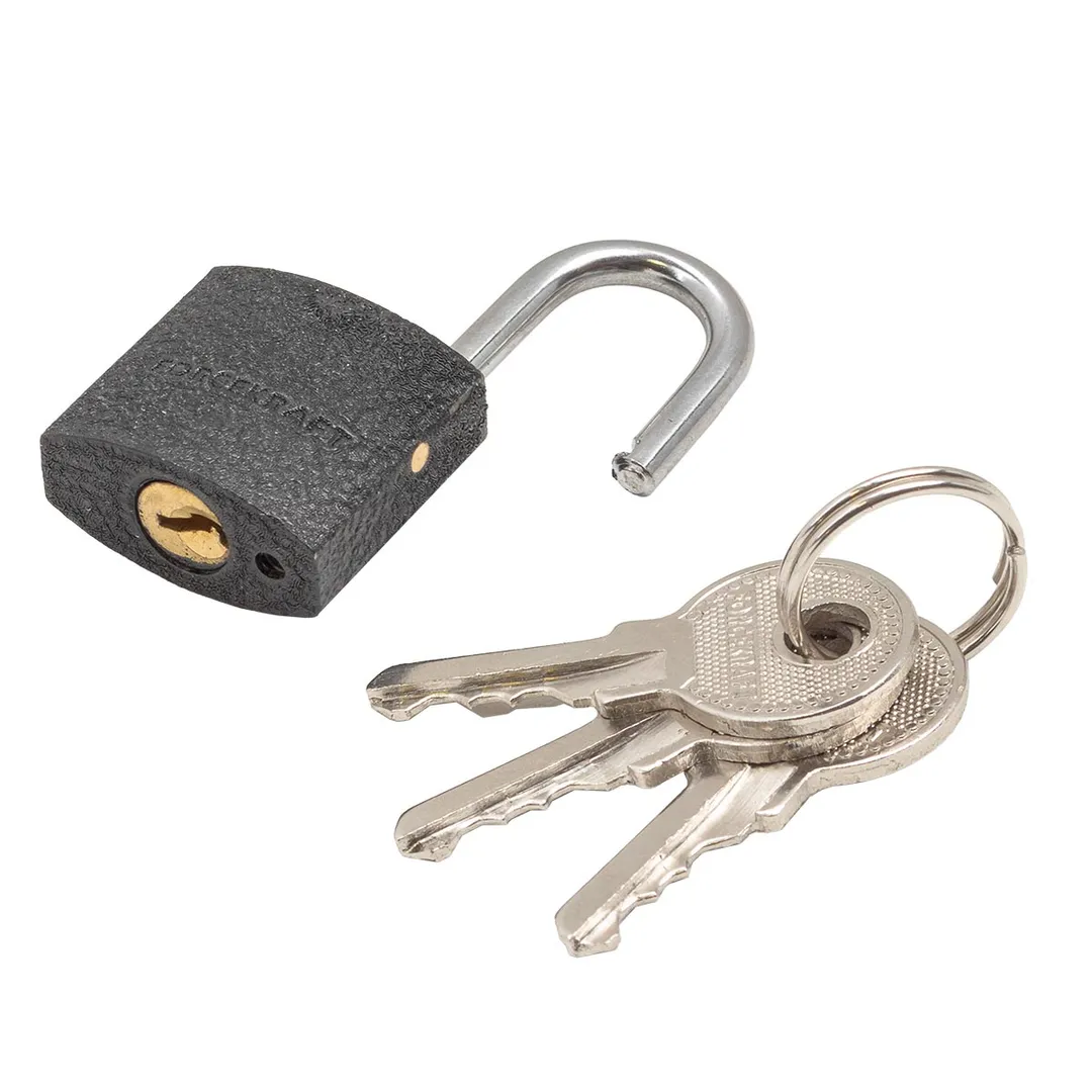 Замок навесной ForceKraft FK-W-Black(FB)20