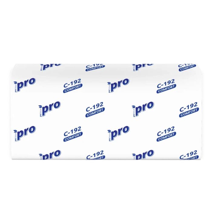 Полотенца бумажные  PROtissue Z - сложение 200 листов, 2 слоя, 100% целлюлоза