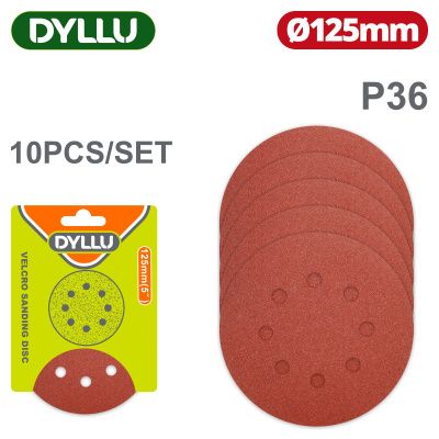 Шлифовальные круги 125мм P36 DYLLU DTZA5111 (10 шт)