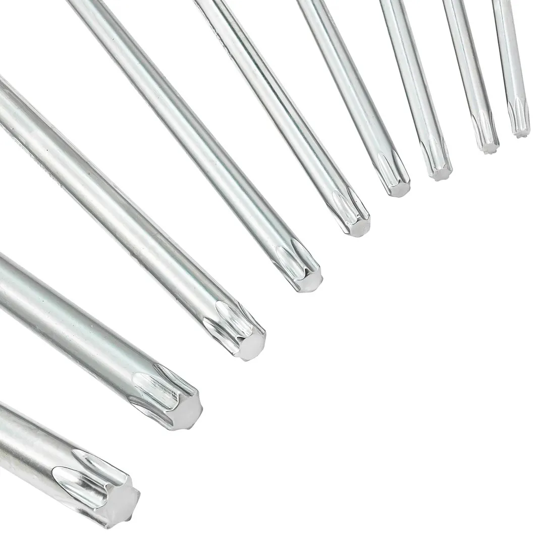 Набор Г-образных экстрадлинных ключей Torx, T10-T50, 9 пр JCB JCB-5098XL