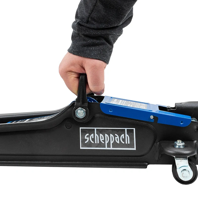 Домкрат подкатной гидравлический 2.5 т, 90-400 мм в кейсе Scheppach Sch-T830031DS