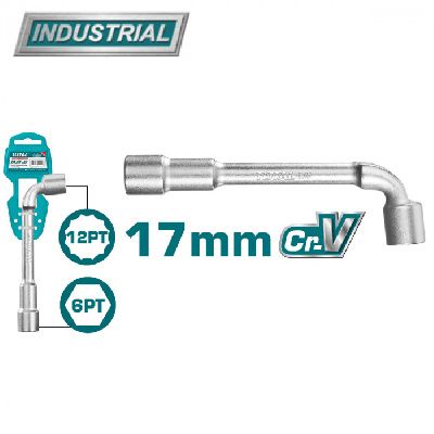 Ключ торцевой угловой 17 мм TOTAL THWL1706
