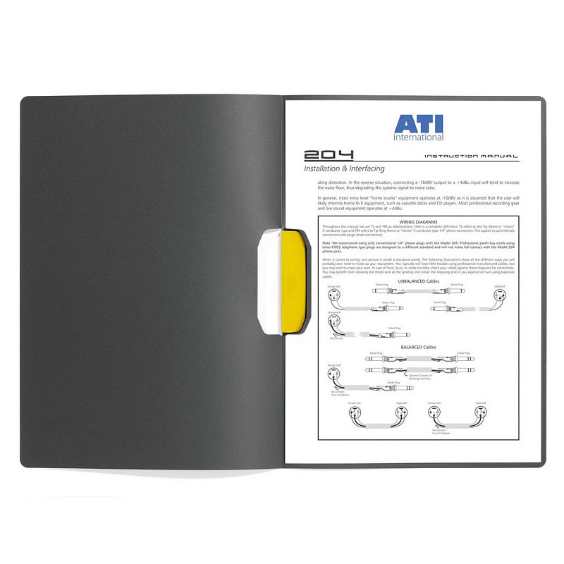 Папка с клипом "Duraswing Color", антрацит, желтый клип