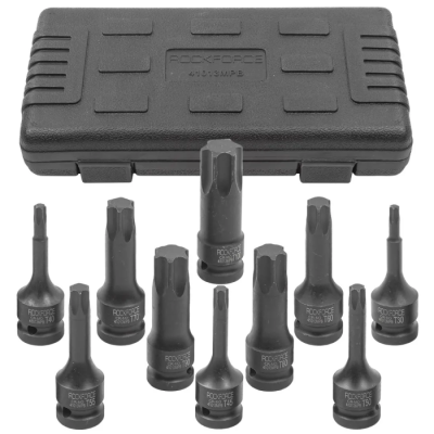 Набор ударных головок-бит TORX T30-T100 1/2'' 10 пр RockForce RF-41013MPB