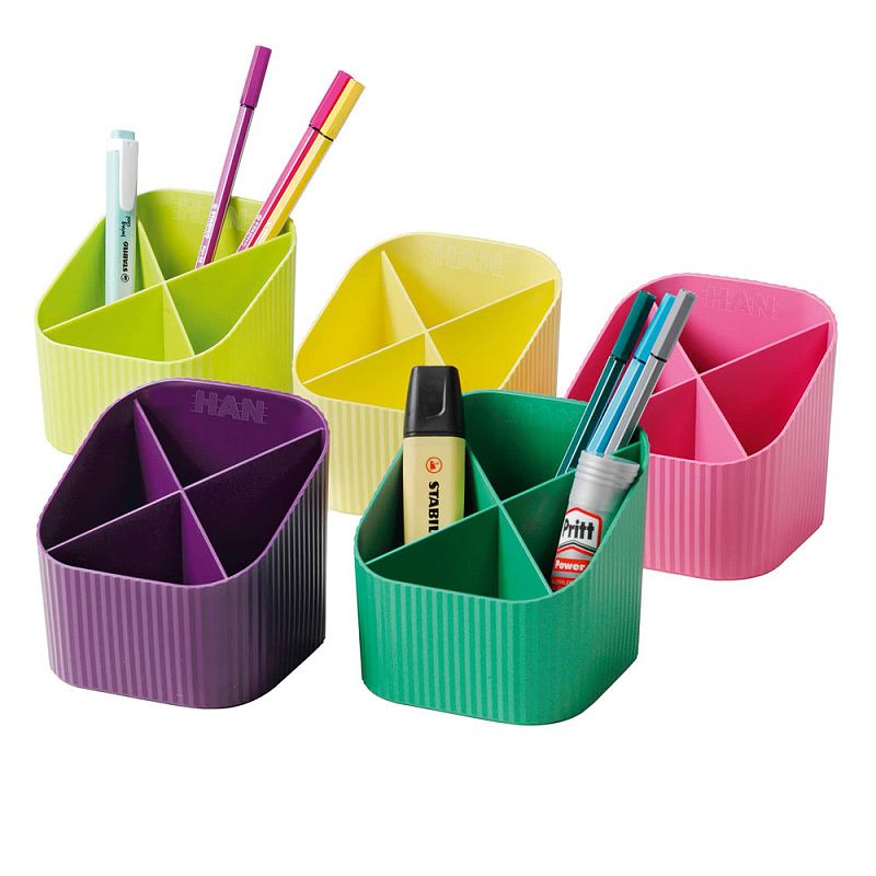 Подставка для канцелярских мелочей "Re-X-LOOP", желтый