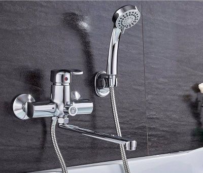 Смеситель для ванны, латунь, хром Ledeme L2264