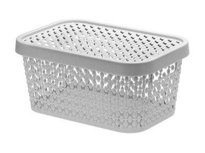 Ящик для хранения с крышкой ПИРУЛА 90х190х130, смоки IDEA М2347