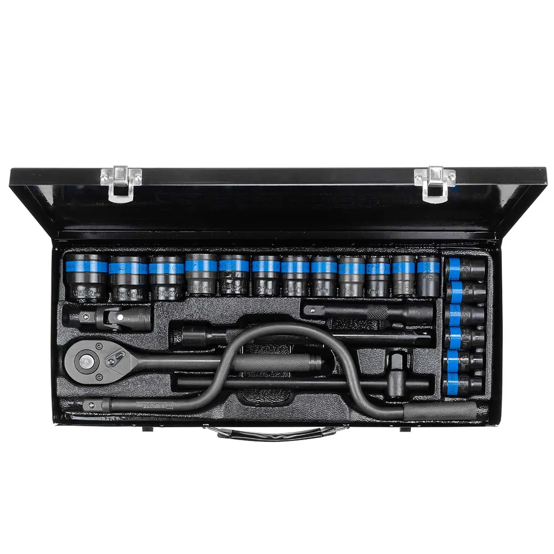 Набор ударных головок 8-32 мм 24 пр. 6-гр 1/2'' SIGMATOOL Sigmatool-4245-5MPB