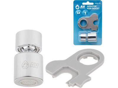 Аэратор для смесителя подвижный вн. с ключом, AV Engineering AVSSS-126