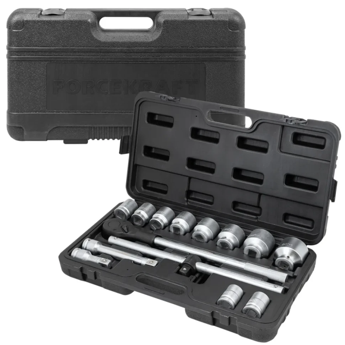 Набор головок с трещоткой 17-50 мм 14 пр 3/4'' 6-гр ForceKraft FK-6141-5
