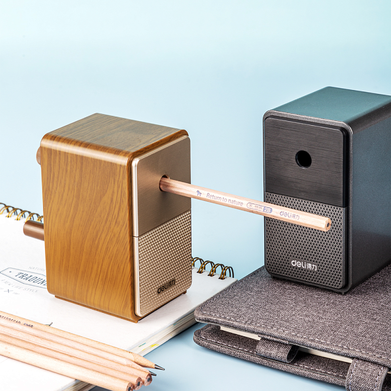 Точилка "Retro Sound Styling", 1 отверстие, механическая, коричневый