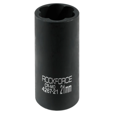 Головка-экстрактор ударная двухсторонняя 1/2'' 21 мм 6-гр RockForce RF-4267-21