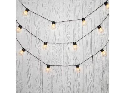 Гирлянда "Лофт" светодиодная 5 м, черный ПВХ, 20 LED, теплый белый Neon-Night 303-066