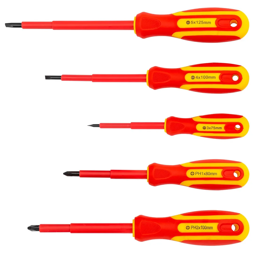 Набор диэлектрических отверток PH, SL 5 пр FORSTIME FT-2125