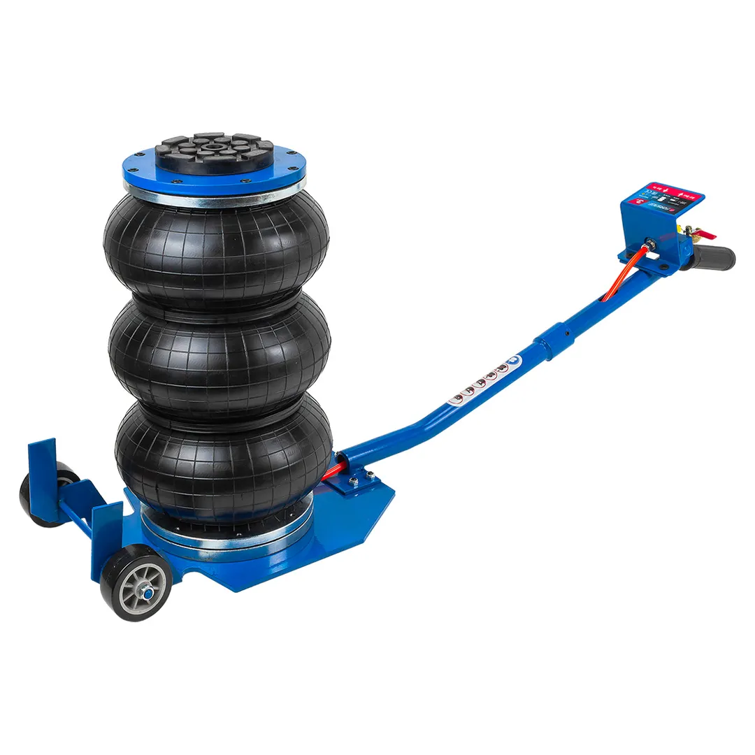 Домкрат подкатной пневматический 3 т, 145-400 мм, Ø255 мм Forsage F-TRA1723