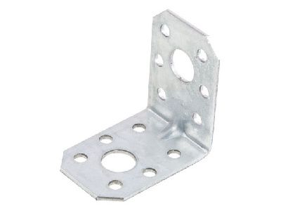 Уголок крепежный усиленный белый цинк Starfix