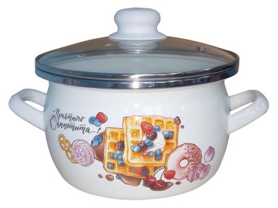 Кастрюля 5,0л (сфера) "Десерт" Сантэкс 1-2450112(Бл)(Дес)