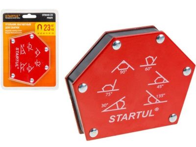 Угольник магнитный для сварки 23кг STARTUL PROFI ST8540-23 струбцина магнитная