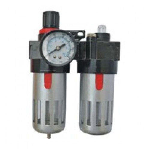 Фильтр-редуктор с манометром + смазочный прибор 1/4'' H-D HD-2384