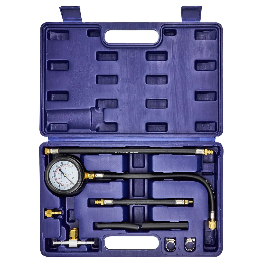 Манометр для измерения давления топлива в комплекте с переходниками YATAFORCE YF-946G08