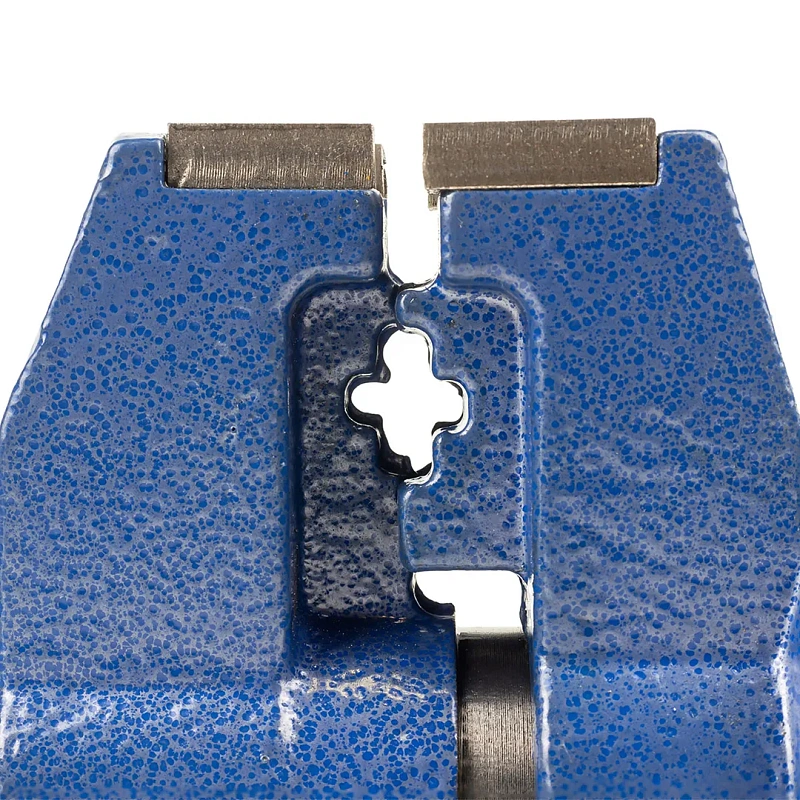 Тиски стальные поворотные с наковальней с захватом для труб 4''-100 мм RockForce RF-6540204DT