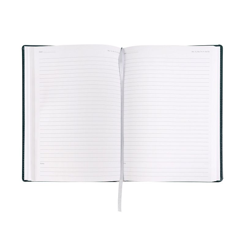 Ежедневник недатированный "Pelle Siena", А5, 272 страницы, зеленый