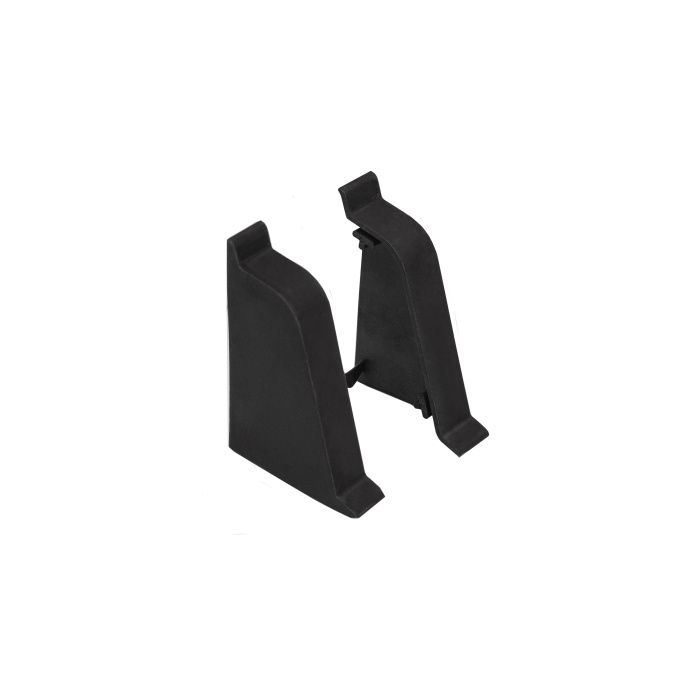 Заглушка ПВХ к плинтусу LK ZAK чёрный (55) EL-MECH-PLAST 59659